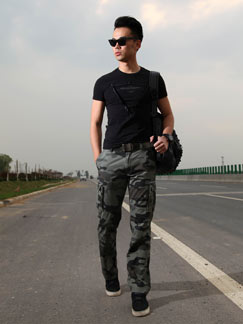 Military Print Pants AW14CP0605