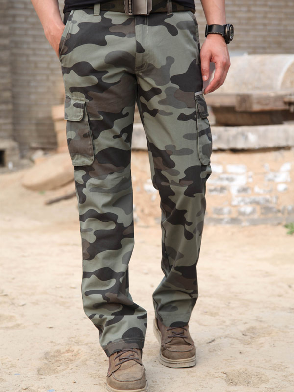 Military Print Pants AW14CP0605