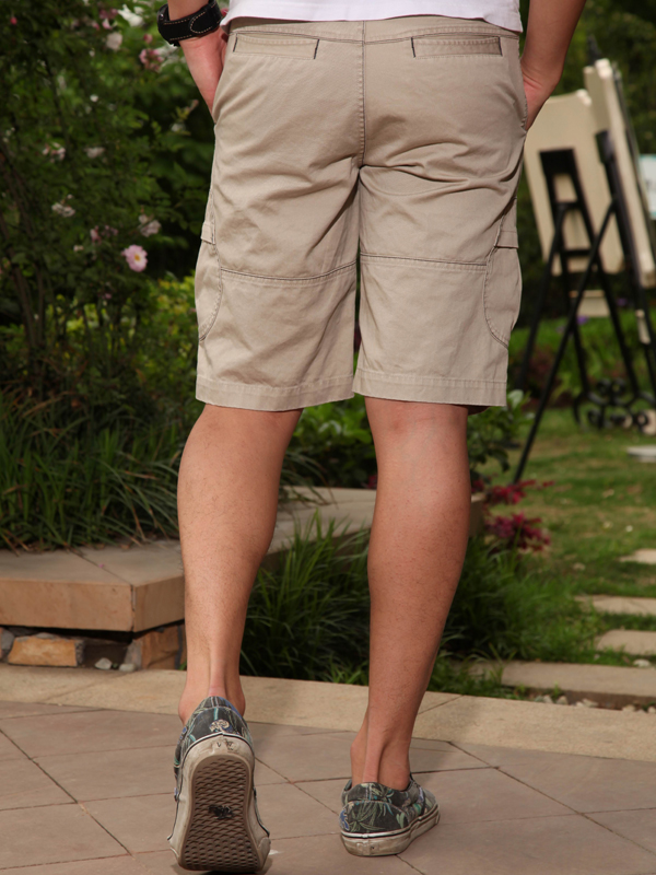 black cargo short