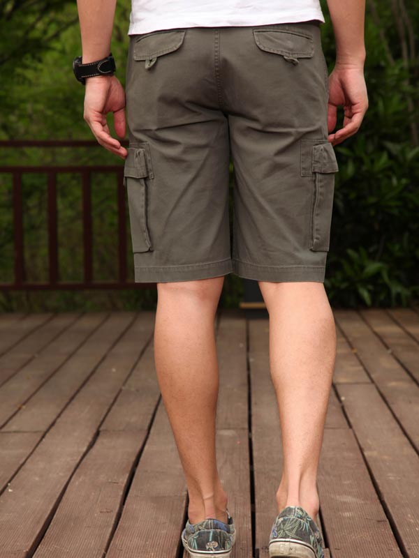 black cargo short